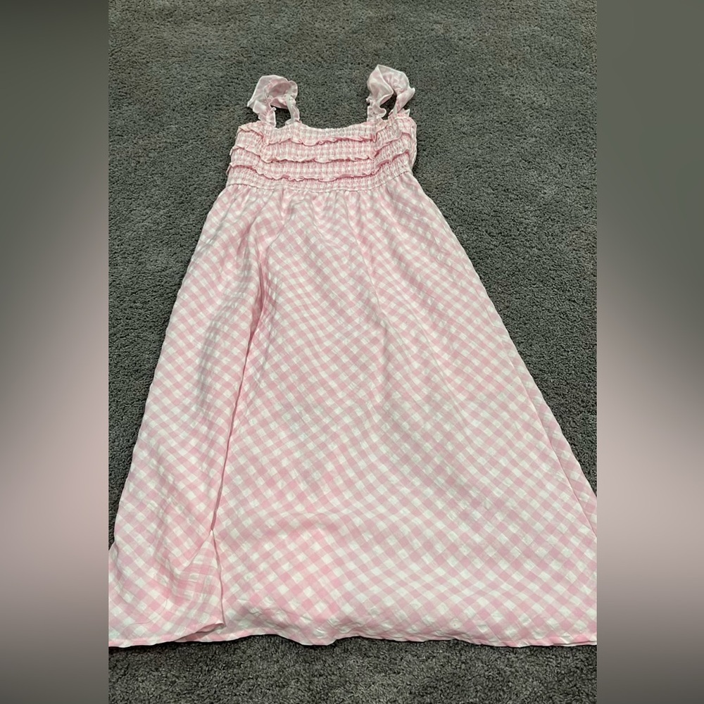 Pink midi dress size medium
